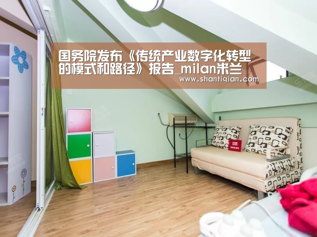 国务院发布《传统产业数字化转型的模式和路径》报告_milan米兰(图3) 米兰官方网站